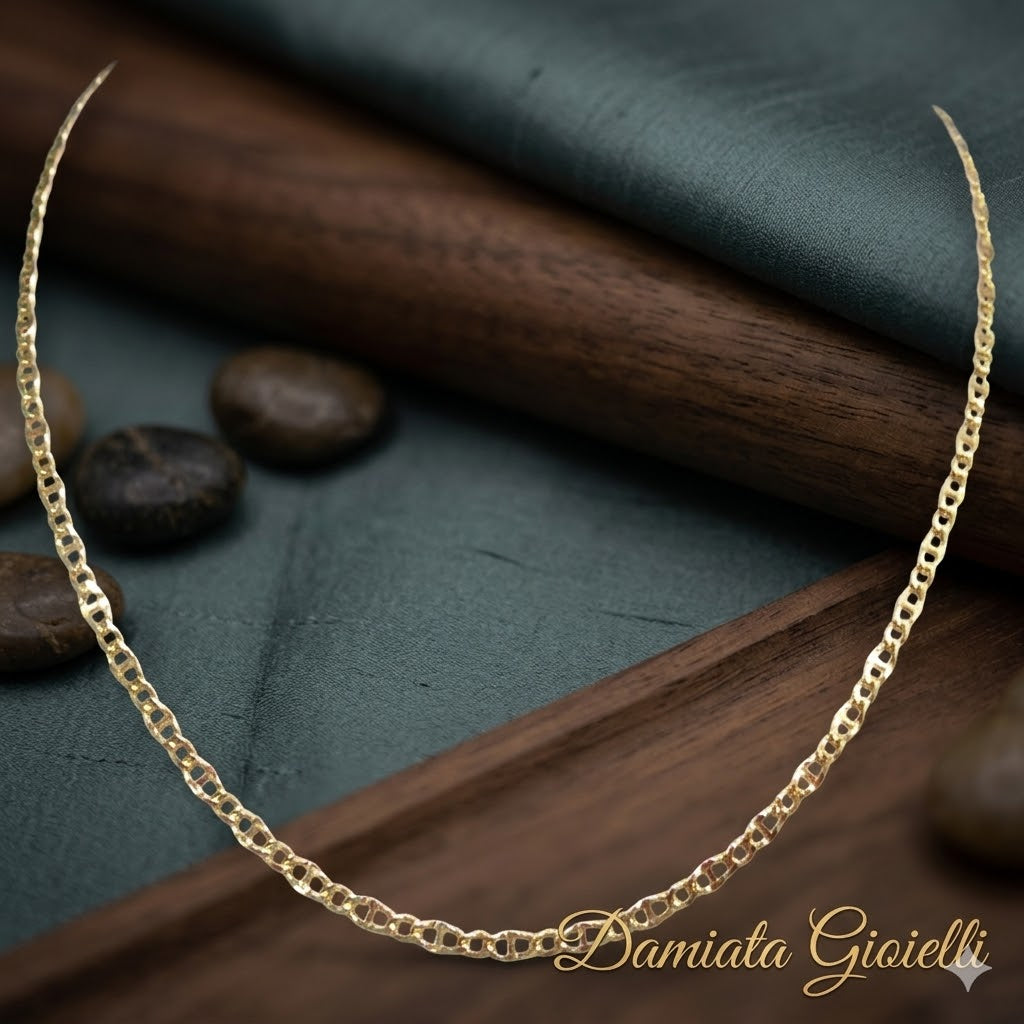 Collana a catena uomo Damiata Gioielli in oro giallo 764/102
