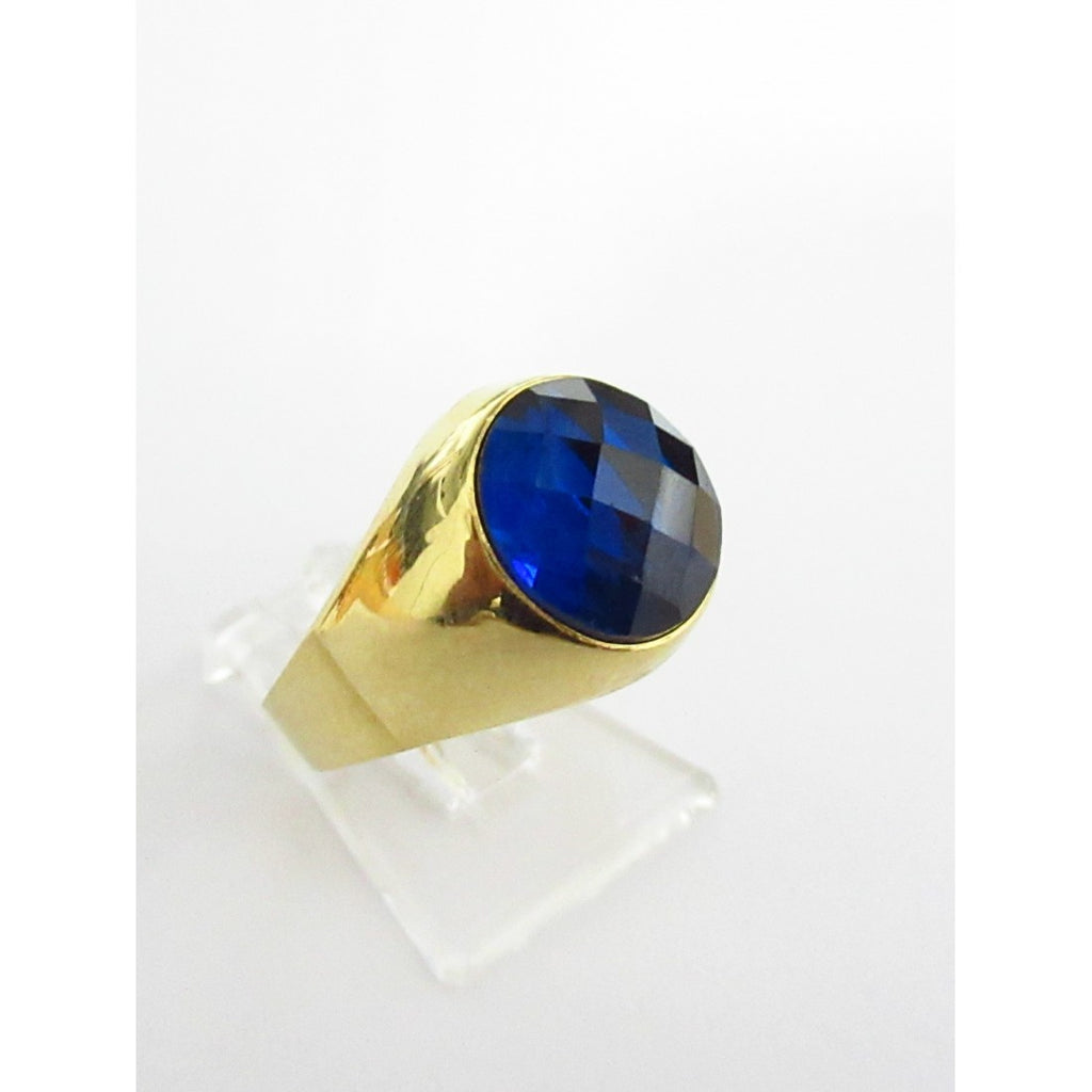 Anello uomo Damiata Gioielli in oro giallo e quarzo 768/102/3