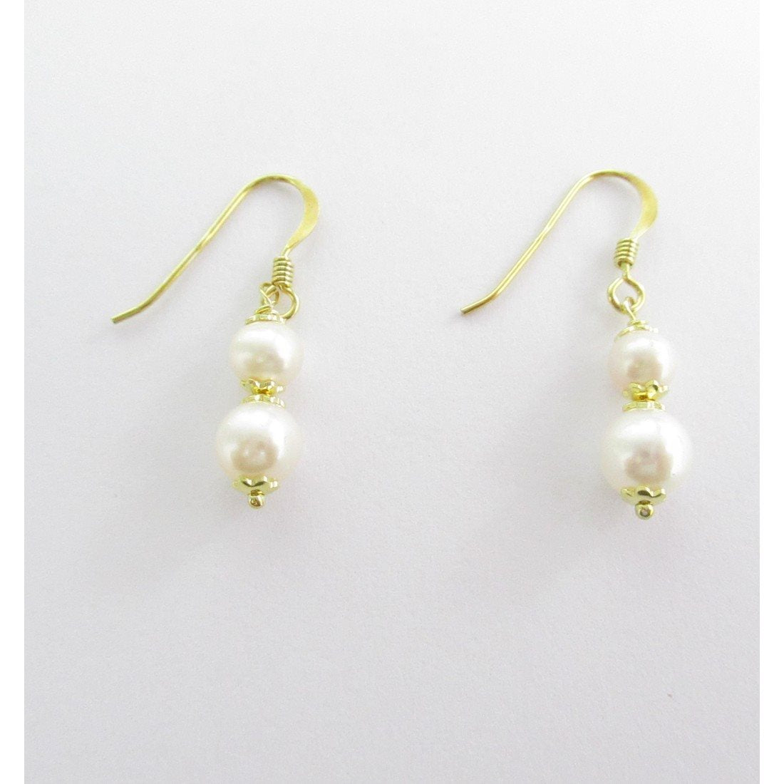 Orecchini donna Orelù in argento dorato e perle d'acqua dolce 802