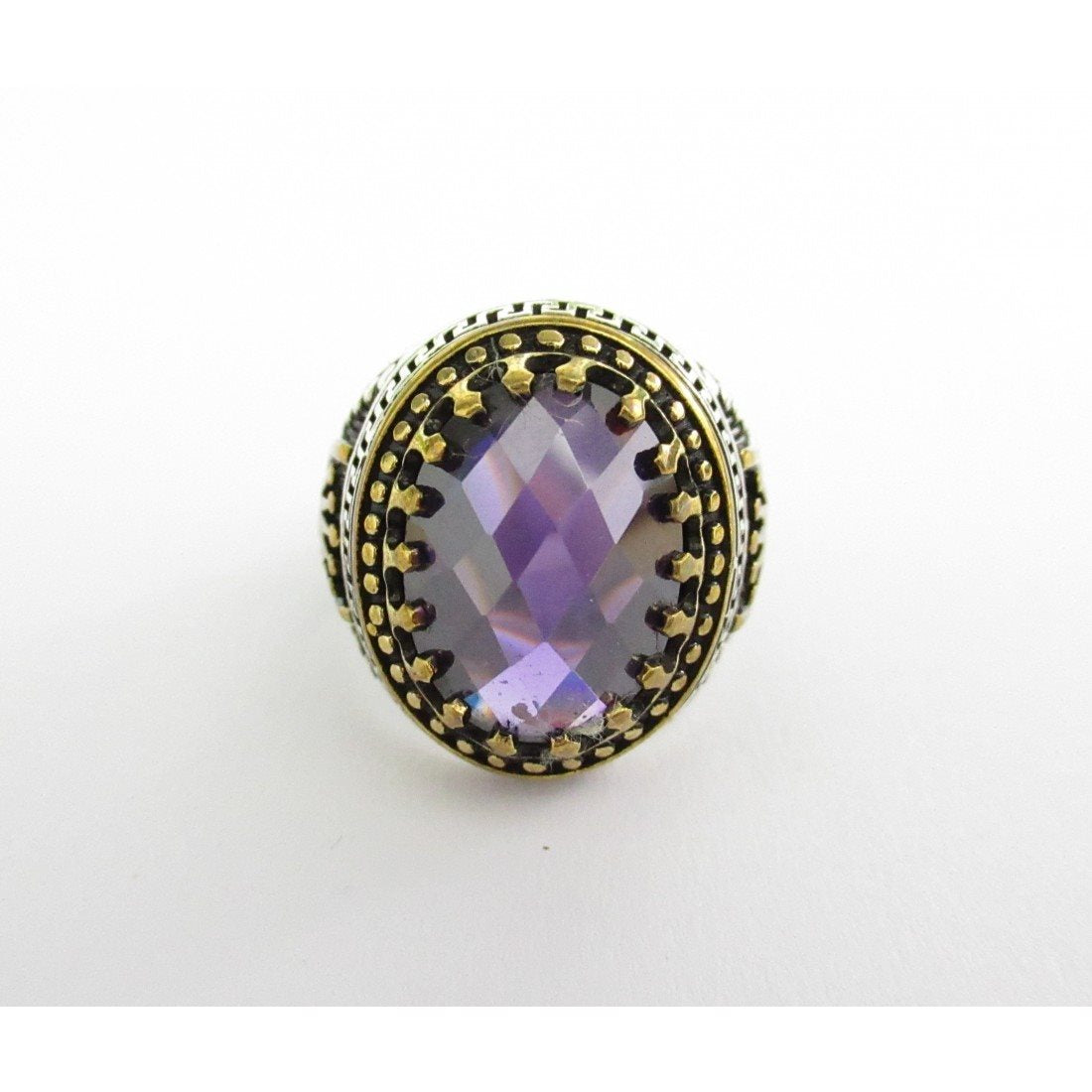 Anello uomo Orelù in argento e quarzo 812