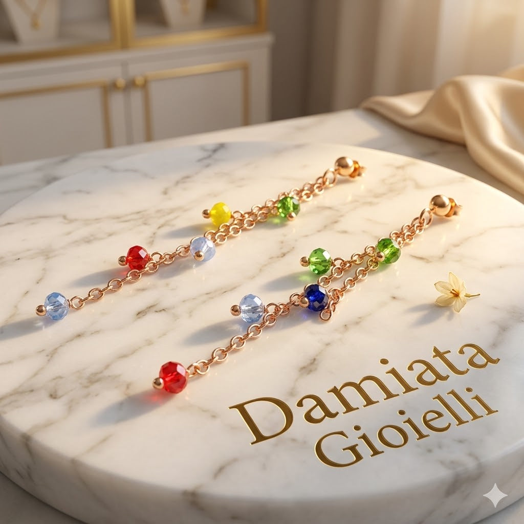 Orecchini pendenti donna Morfea Gioielli in ottone 870