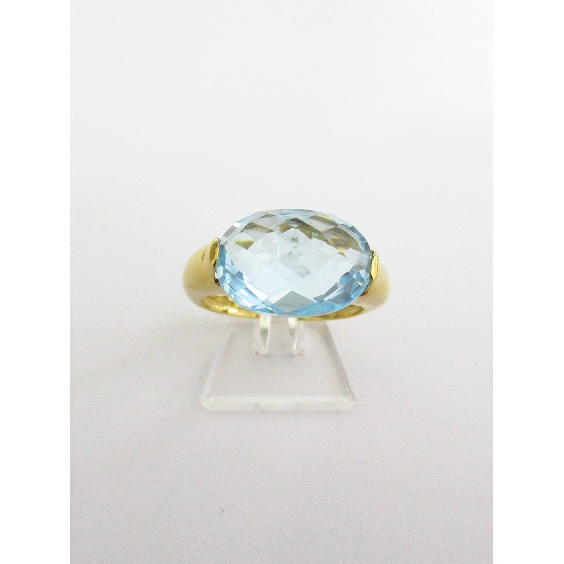 Anello fantasia donna Damiata Gioielli in oro giallo con quarzo 871/102