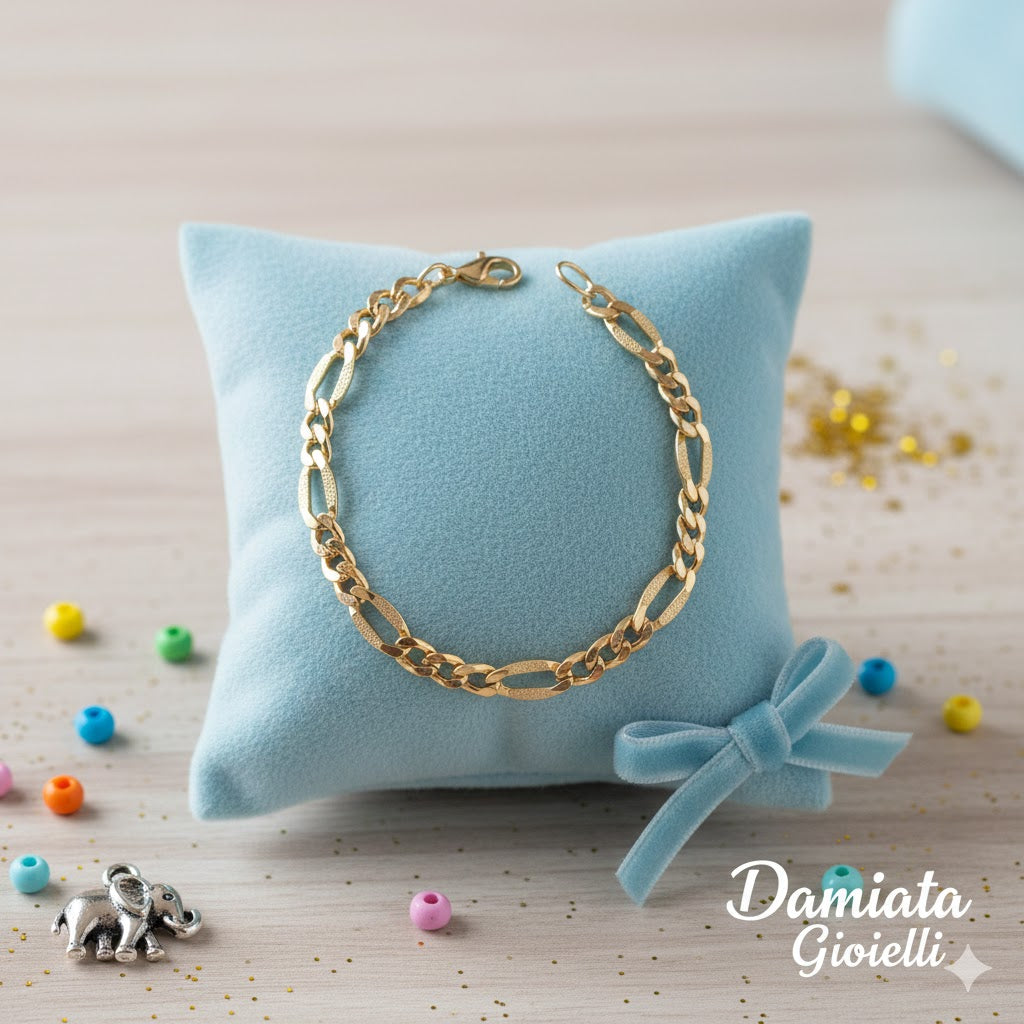 Bracciale a catena bambino Damiata Gioielli in oro giallo 930/102
