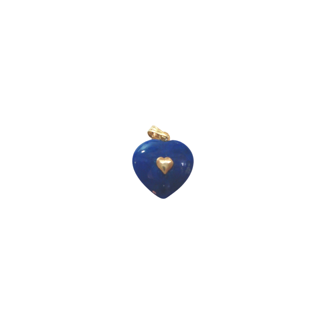 Ciondolo a cuore donna Damiata Gioielli in oro giallo con cristallo 940/102