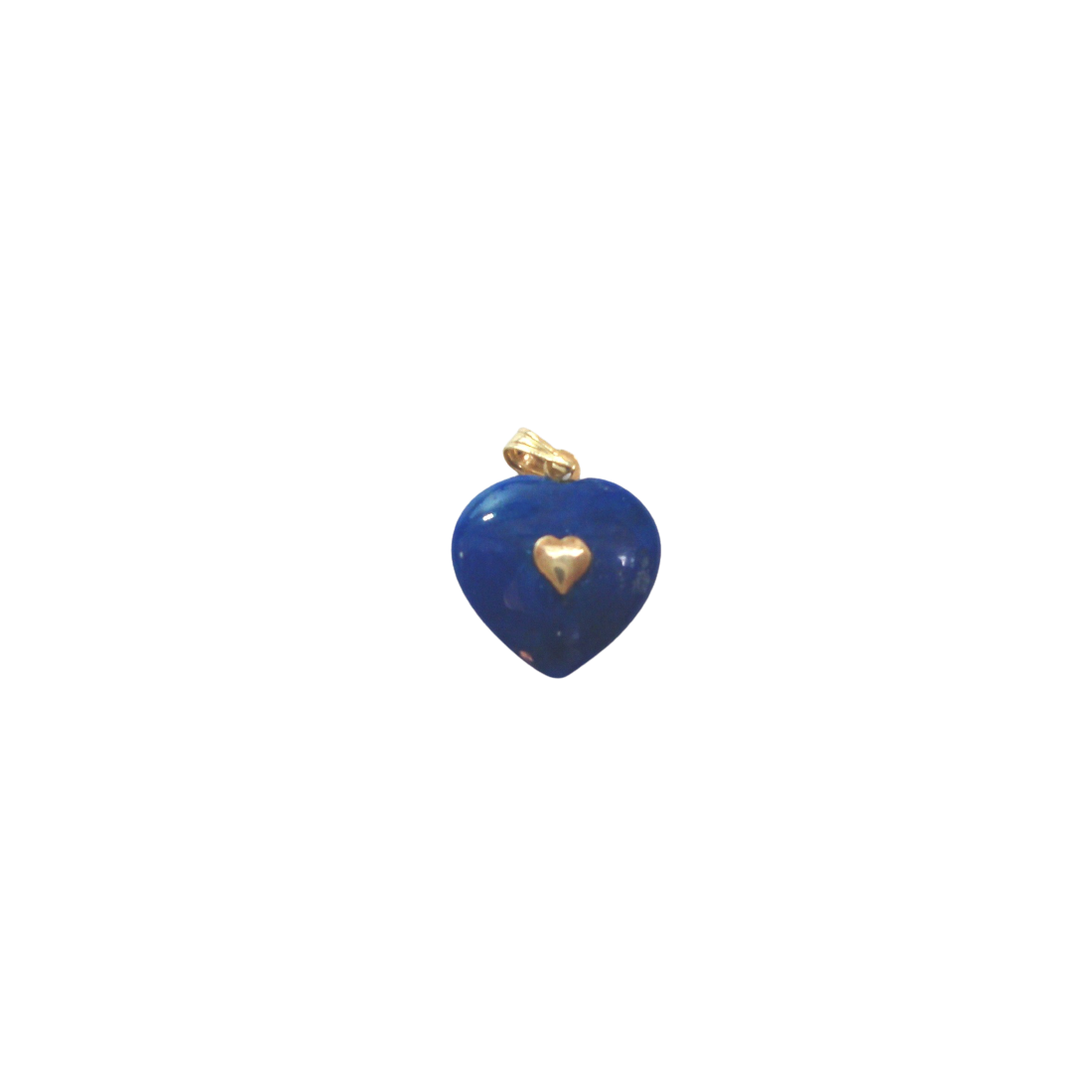 Ciondolo a cuore donna Damiata Gioielli in oro giallo con cristallo 940/102