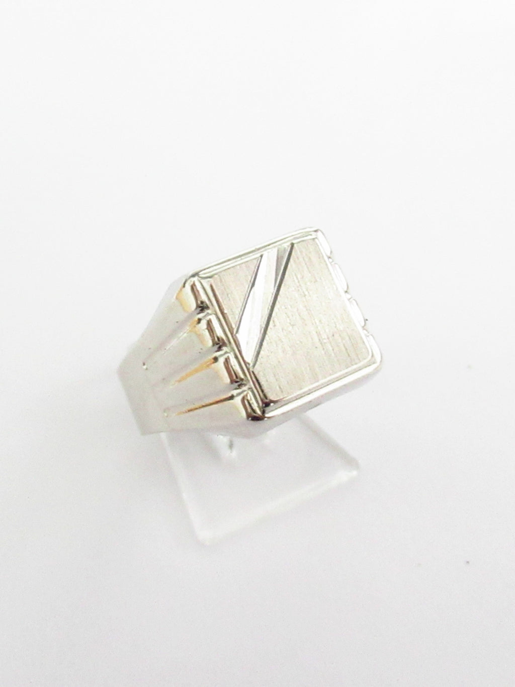 Anello uomo Damiata Gioielli in oro bianco 981/102/1