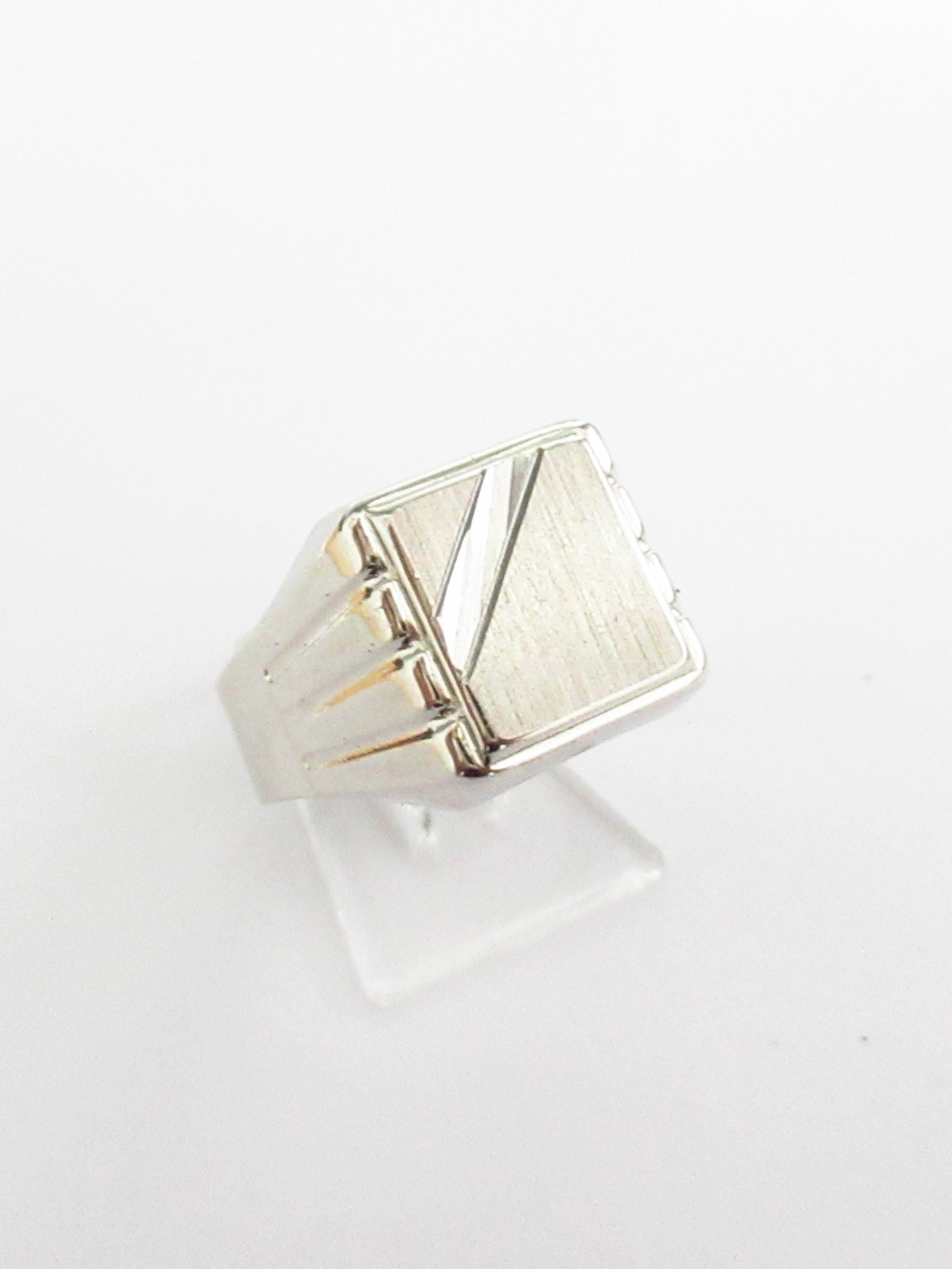 Anello uomo Damiata Gioielli in oro bianco 981/102/1