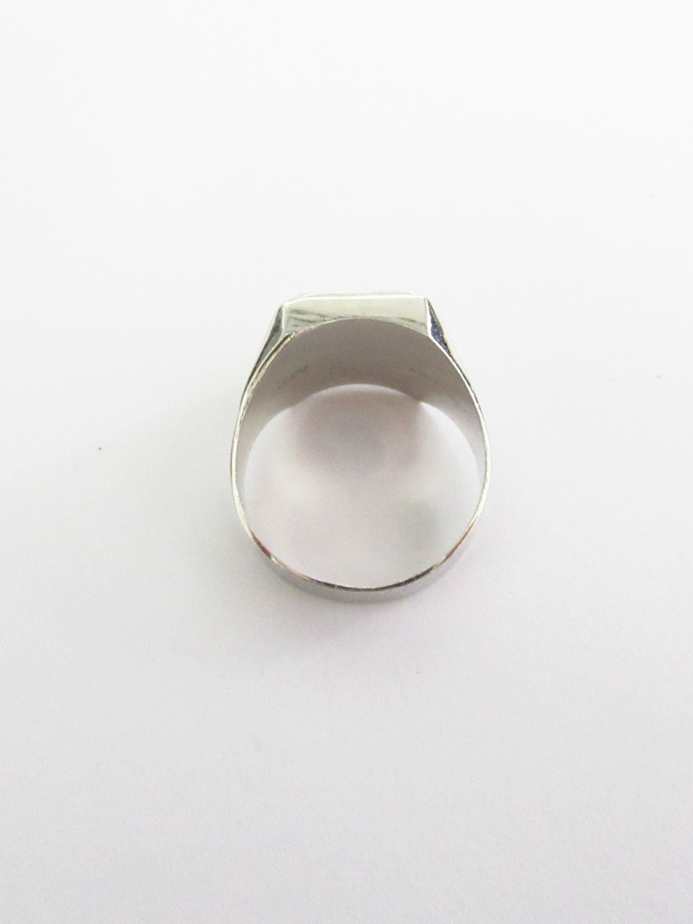 Anello uomo Damiata Gioielli in oro bianco 981/102/1