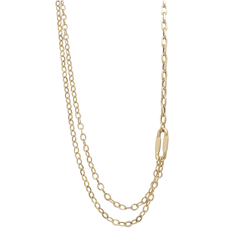 Collana a due fili donna Damiata Gioielli in oro giallo 982/102/3