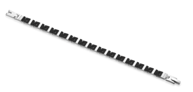 Bracciale uomo 1ONE in acciaio bicolore A2492