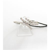 Anello fantasia donna Recarlo in oro bianco e diamanti A416/B
