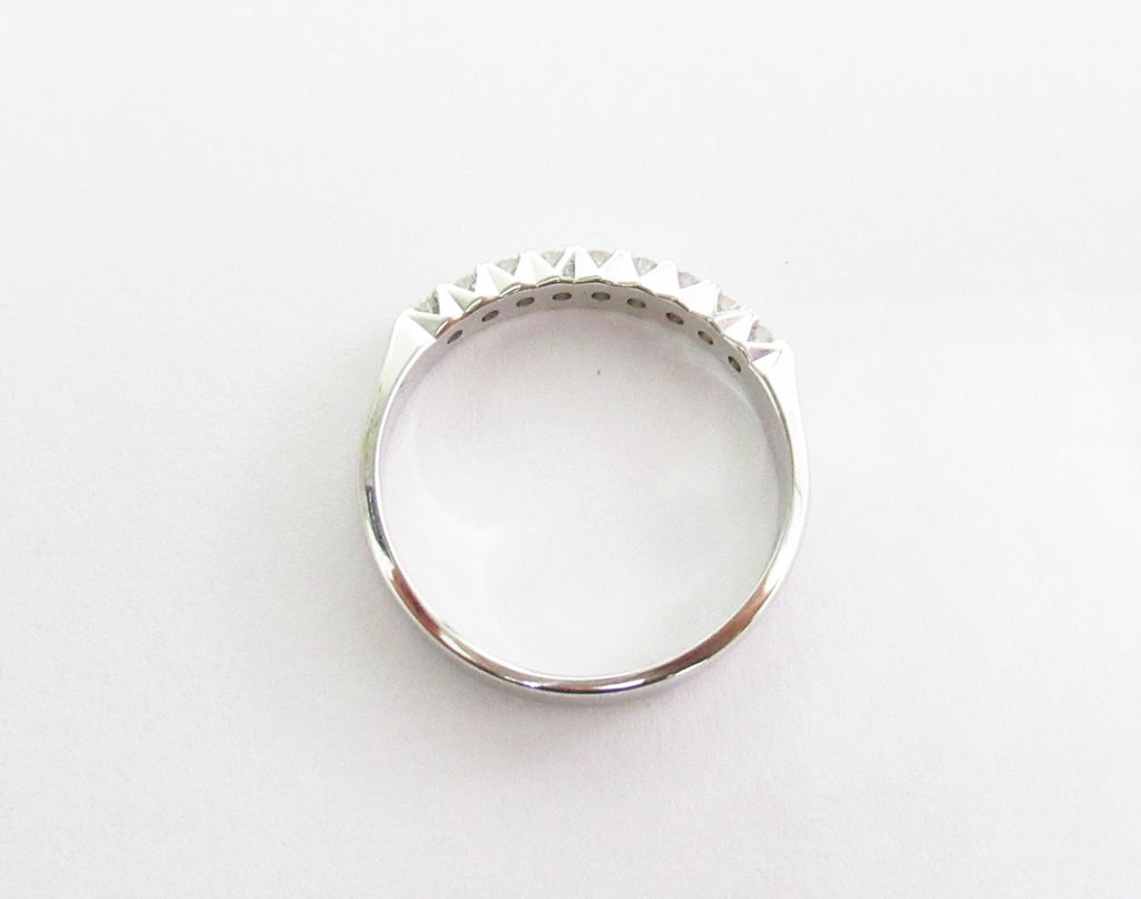 Anello donna Giorgio Visconti in oro bianco e diamanti AB15709B