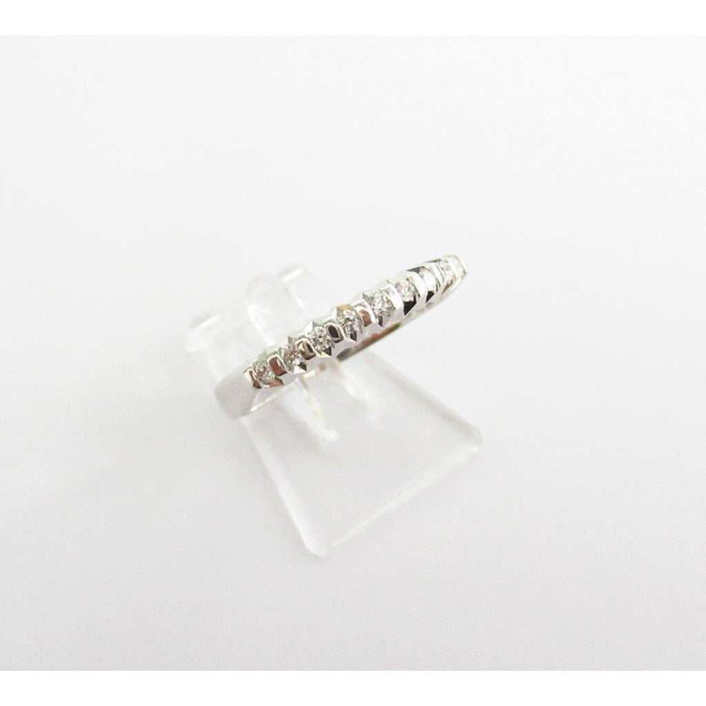 Anello donna Giorgio Visconti in oro bianco e diamanti AB15709B