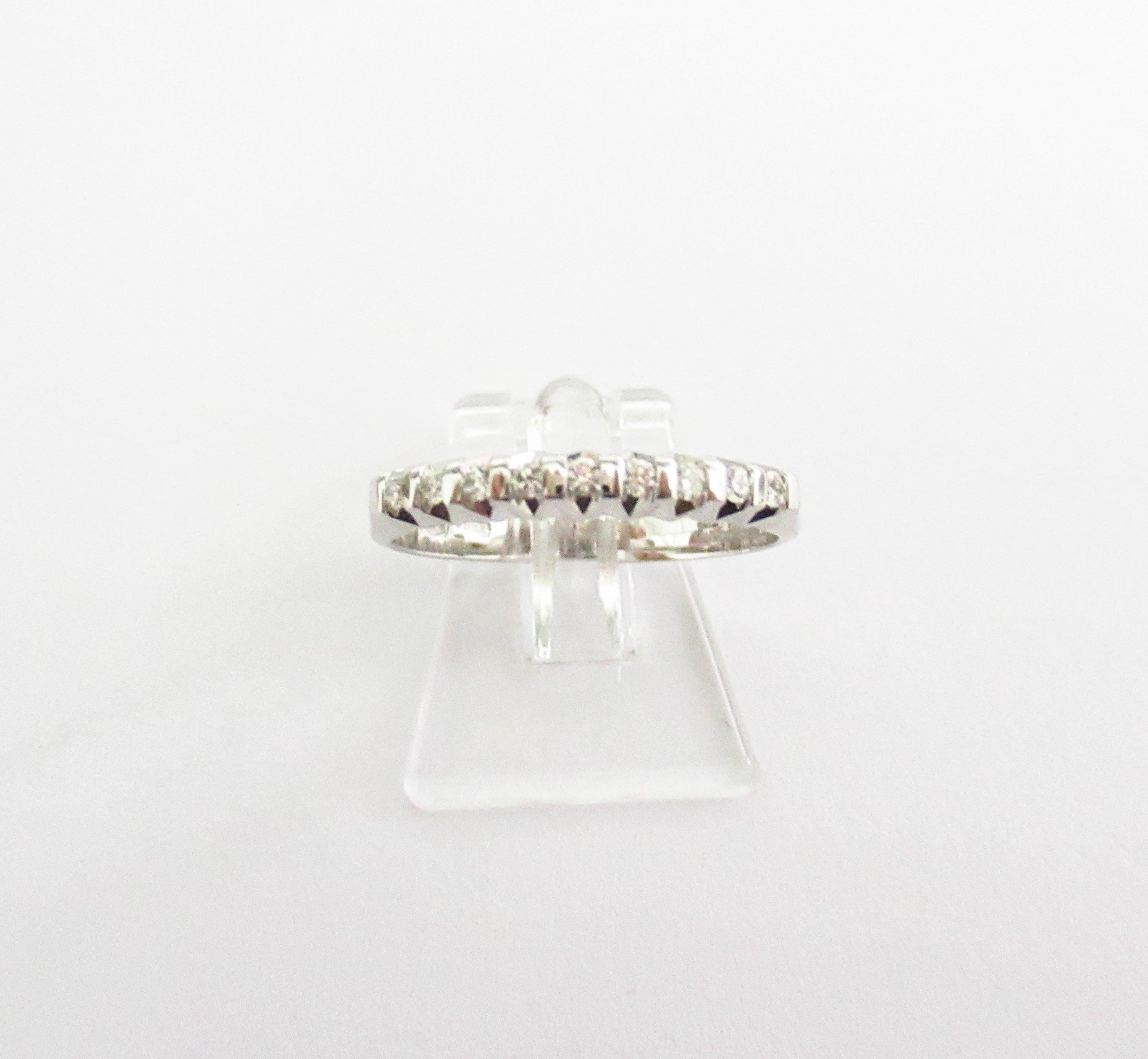 Anello donna Giorgio Visconti in oro bianco e diamanti AB15709B