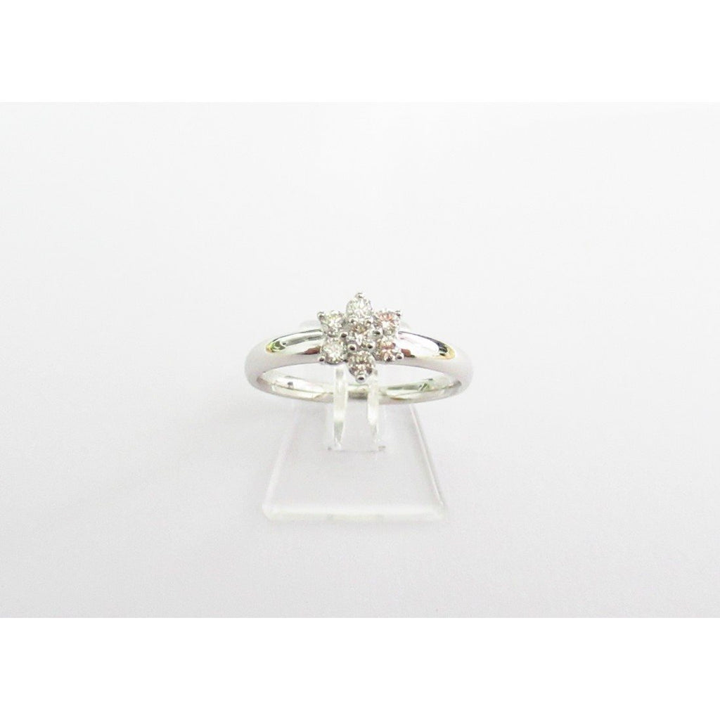Anello donna Giorgio Visconti in oro bianco e diamanti ABX13024