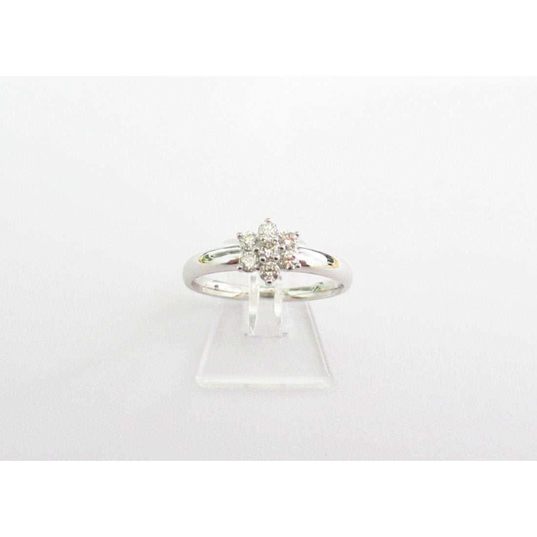 Anello donna Giorgio Visconti in oro bianco e diamanti ABX13024