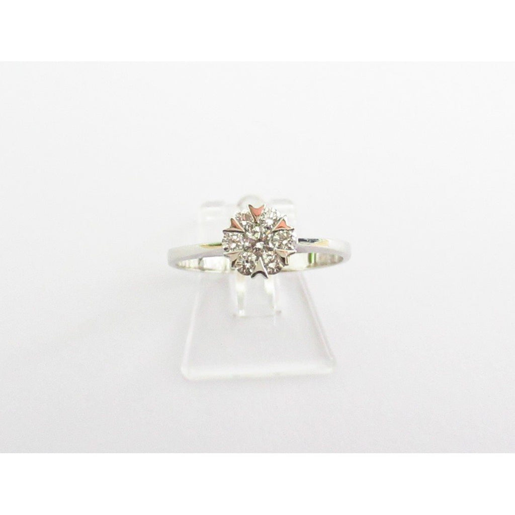 Anello donna Giorgio Visconti in oro bianco e diamanti ABX13133D