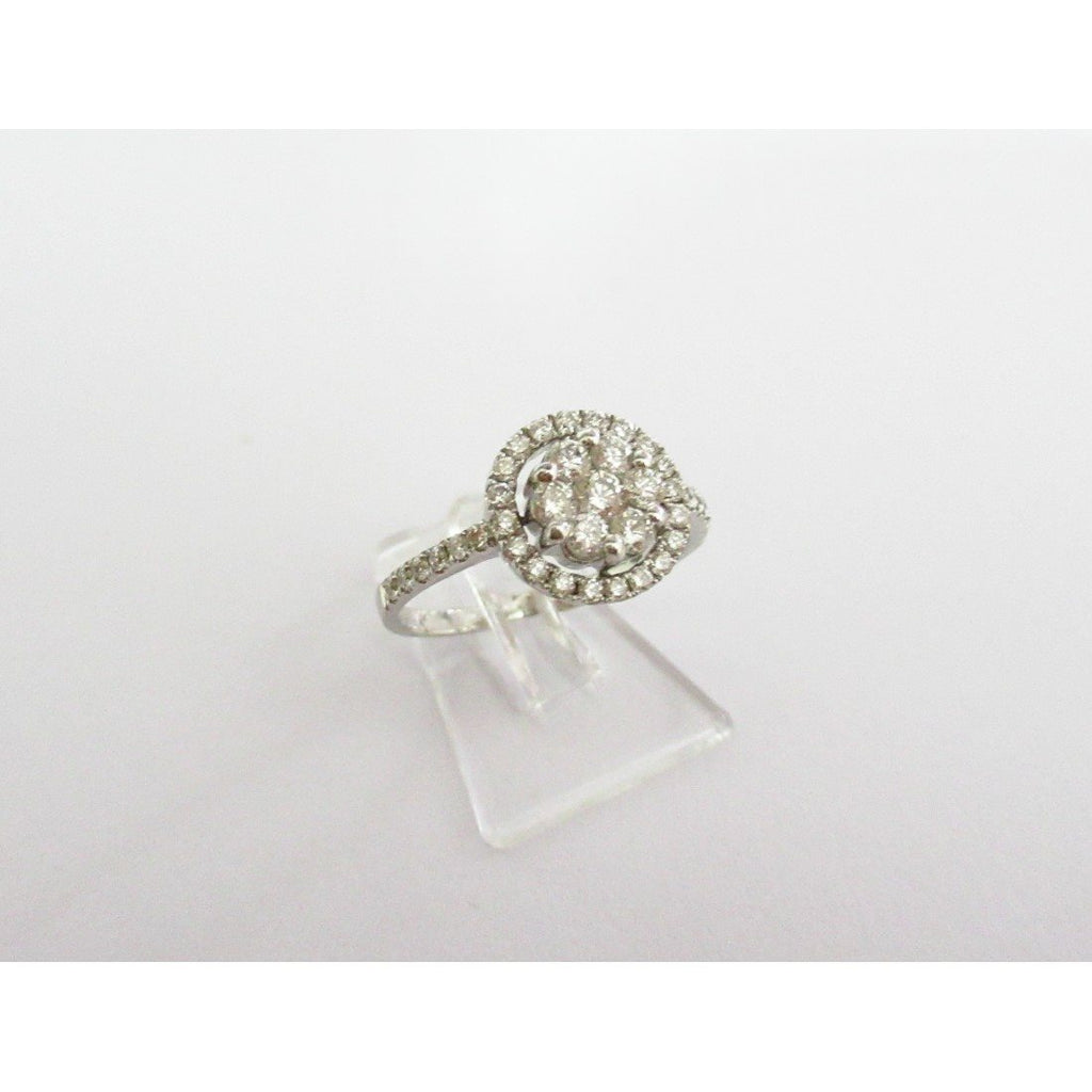 Anello donna Giorgio Visconti in oro bianco e diamanti ABX13154