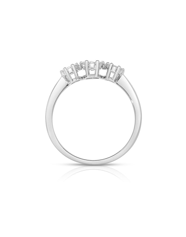 Anello donna Giorgio Visconti in oro bianco e diamanti di 0,32 carati ABX15498