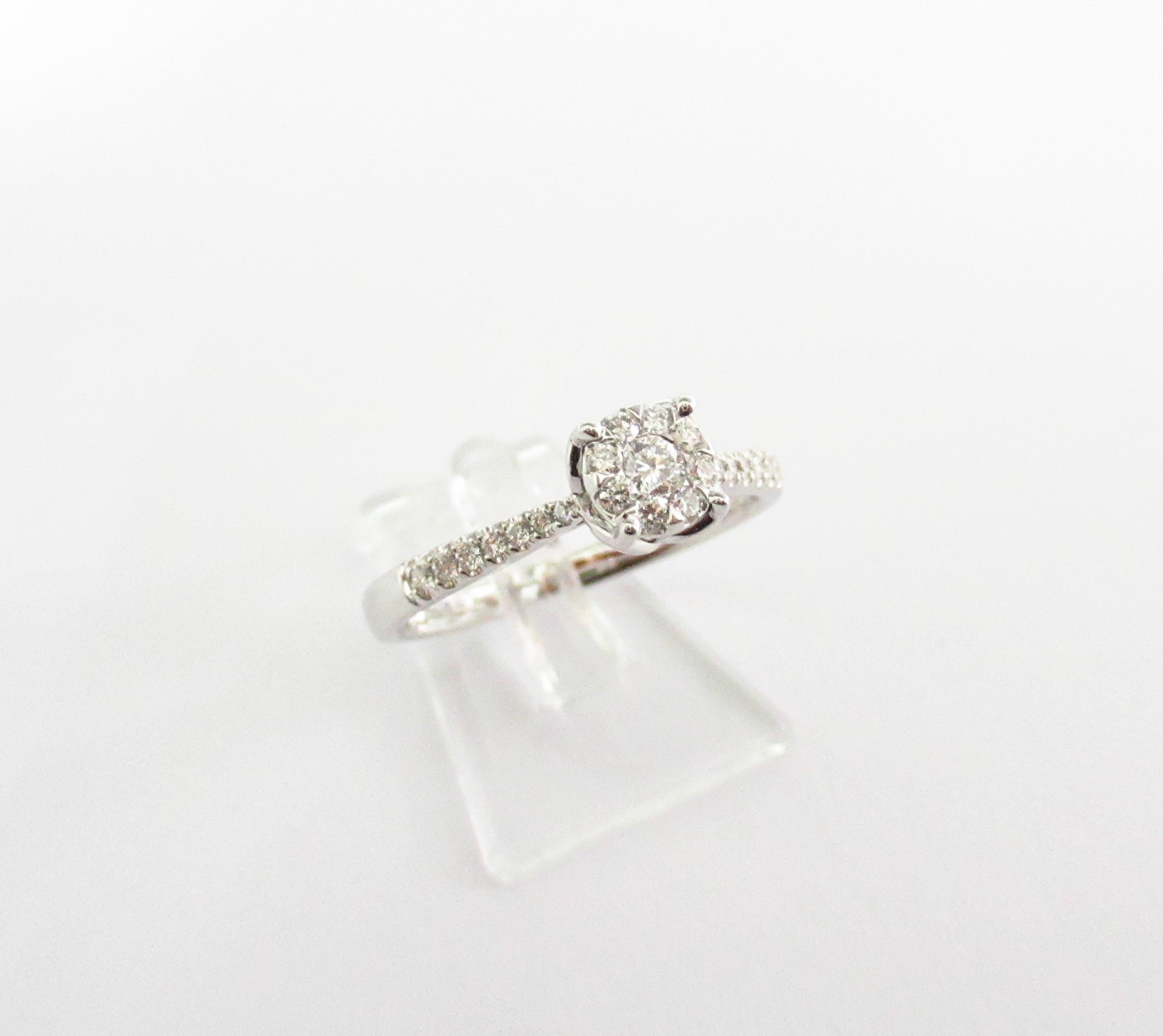 Anello donna Giorgio Visconti in oro bianco e diamanti ABX16396