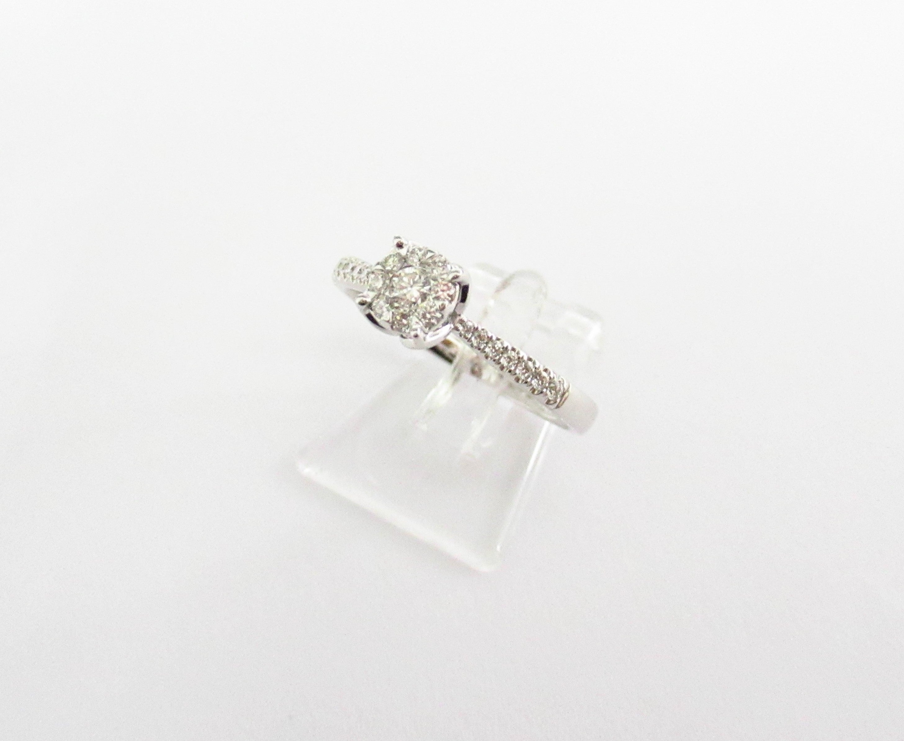 Anello donna Giorgio Visconti in oro bianco e diamanti ABX16396