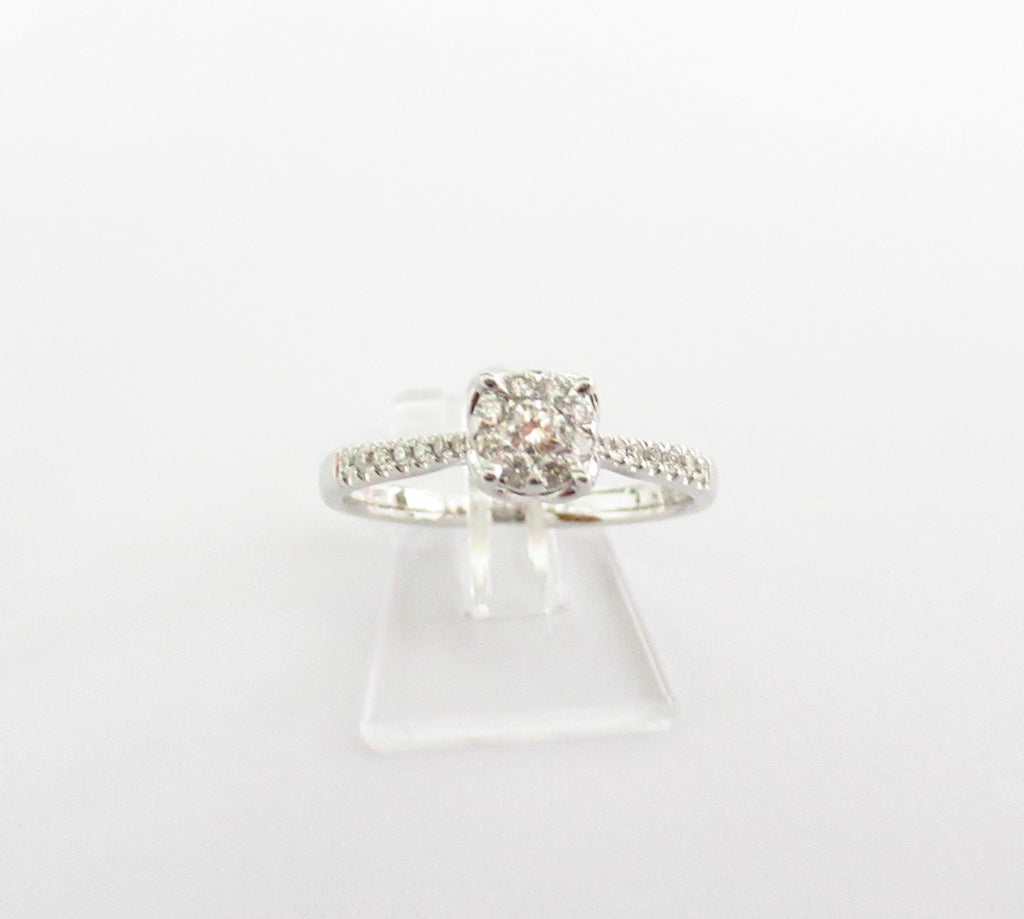 Anello donna Giorgio Visconti in oro bianco e diamanti ABX16396