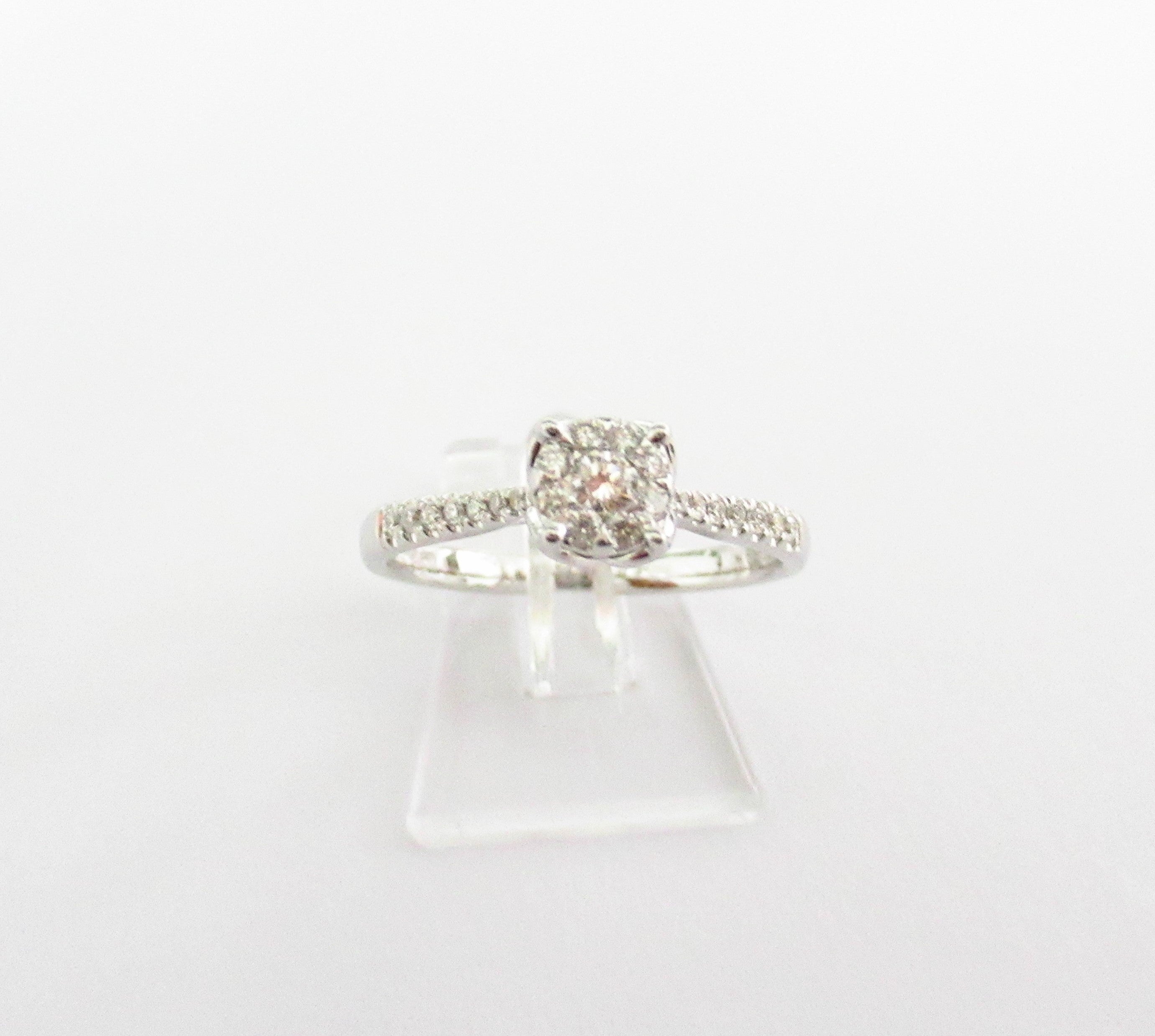 Anello donna Giorgio Visconti in oro bianco e diamanti ABX16396