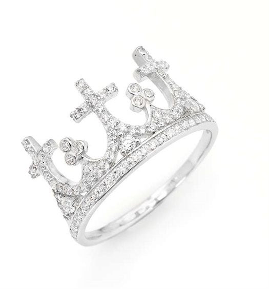 Anello donna Amen in argento 925% e zirconi bianchi AC3-16