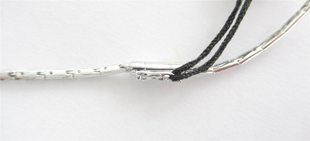 Collana cuore donna Recarlo in oro bianco e diamanti AC407/B