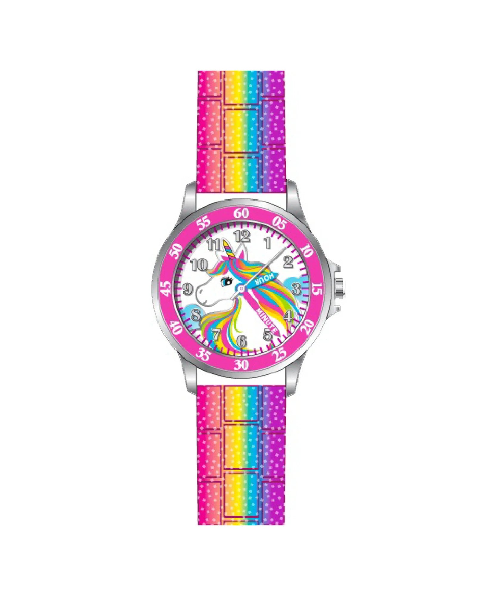 Orologio Disney Unicorno bambino in acciaio e silicone ACT9008