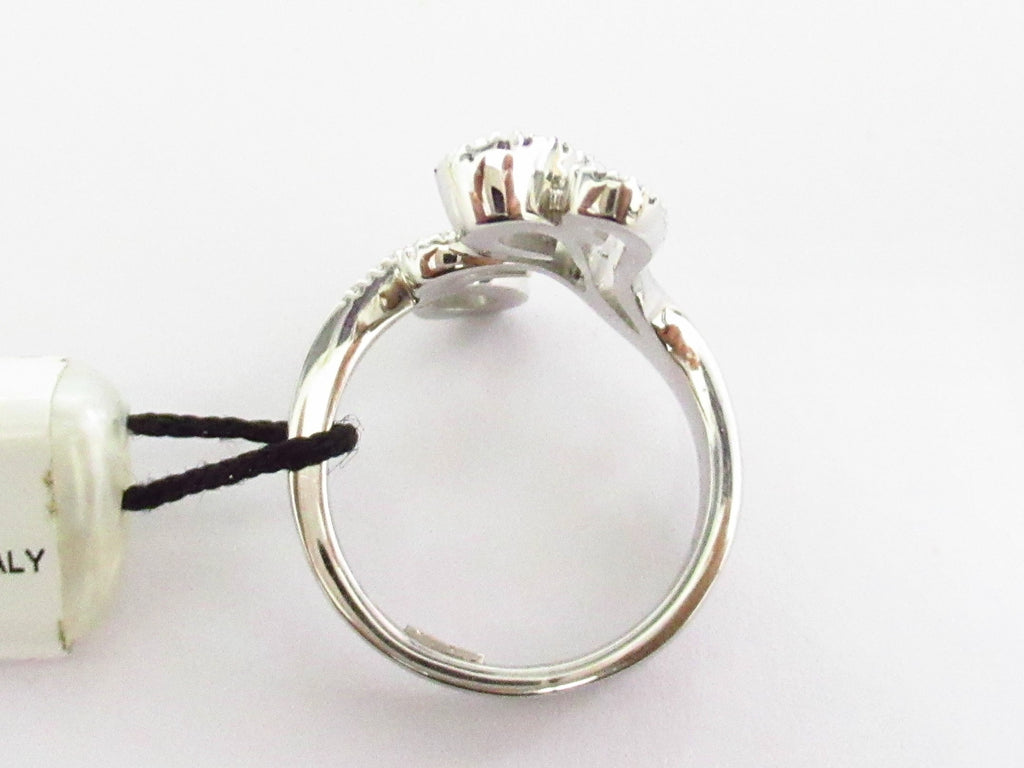 Anello fantasia donna Recarlo in oro bianco e diamanti AD147/B