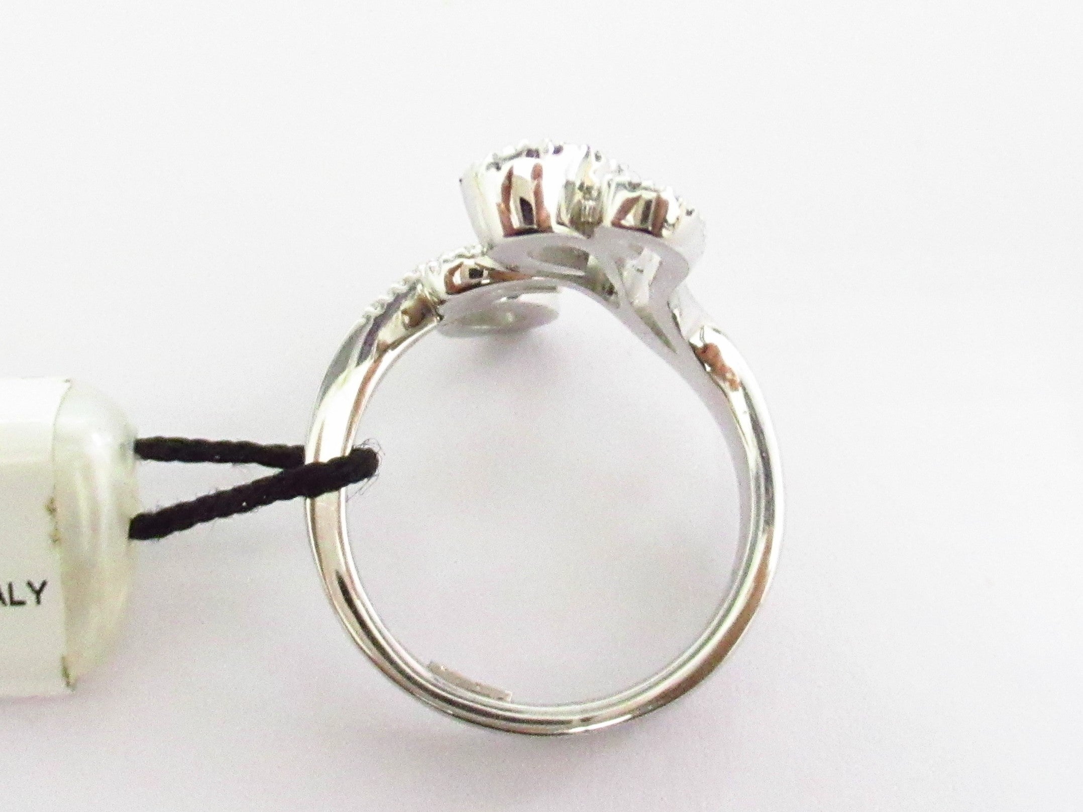 Anello fantasia donna Recarlo in oro bianco e diamanti AD147/B