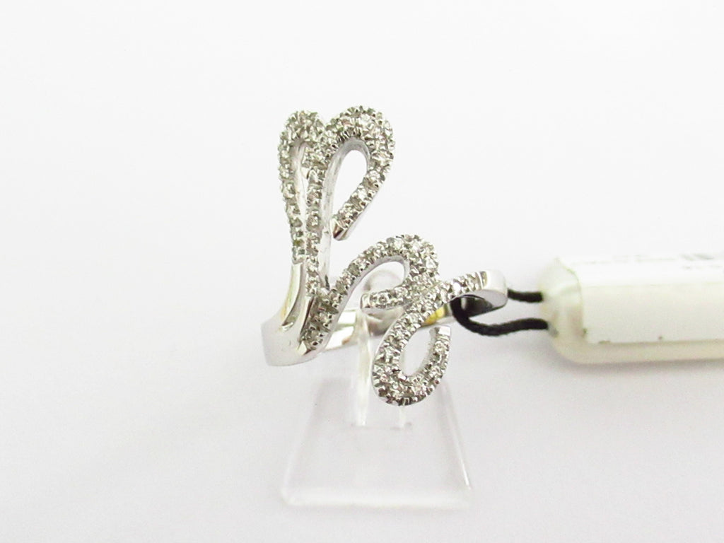Anello fantasia donna Recarlo in oro bianco e diamanti AD147/B
