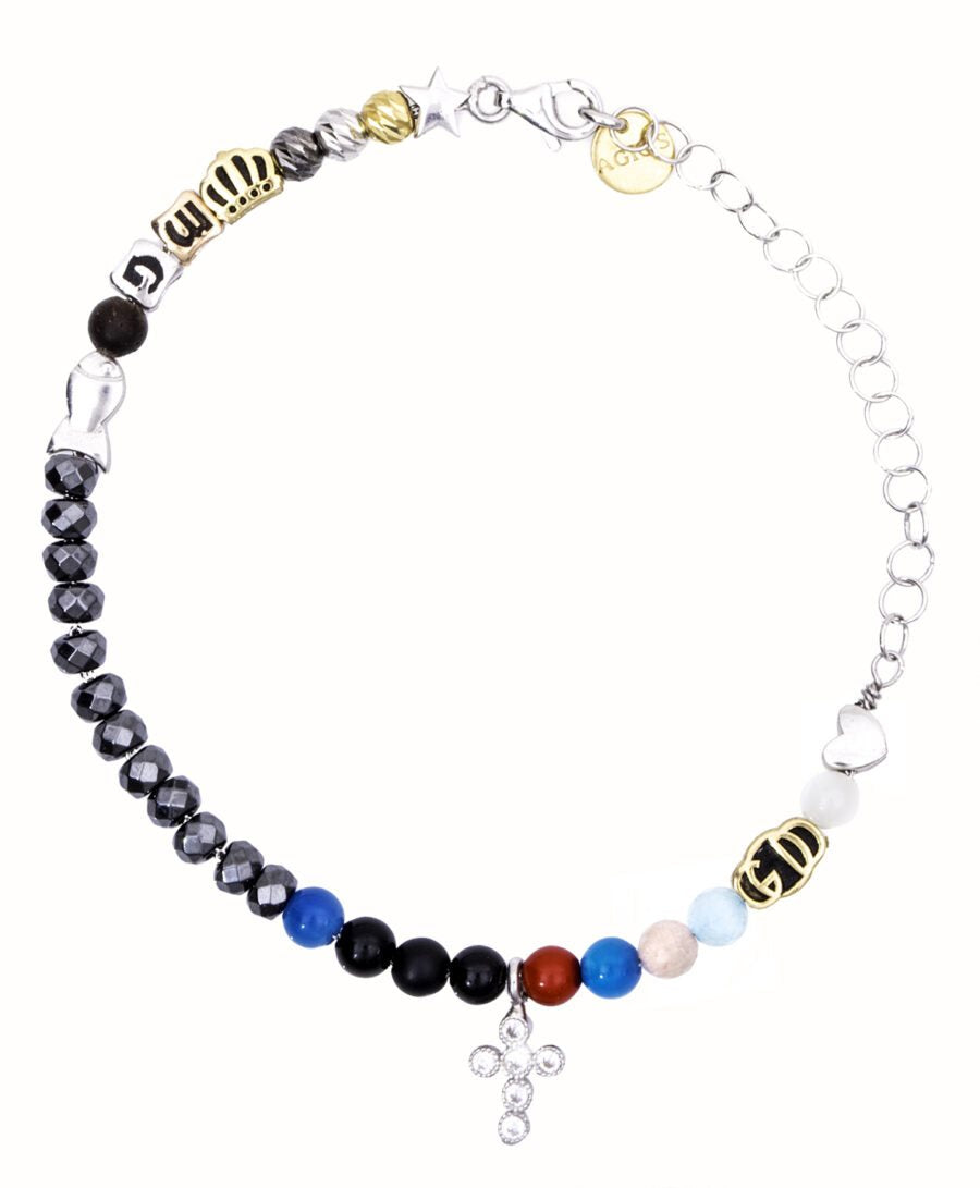 Bracciale Agios donna in argento e zirconi AGI1001/B-ZZ