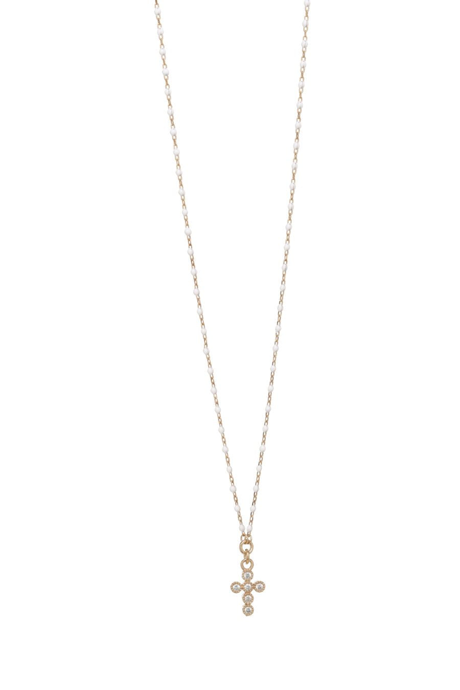 Collana Agios donna in argento dorato e zirconi AGI286/C-BI