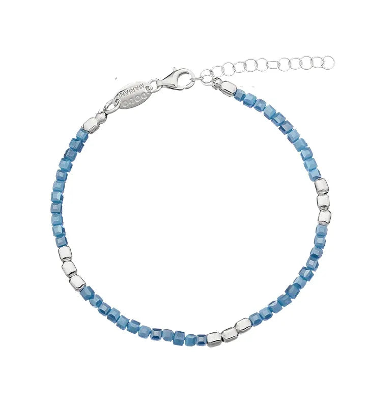 Bracciale donna Dodo Mariani in argento e cristalli celesti AI105CE