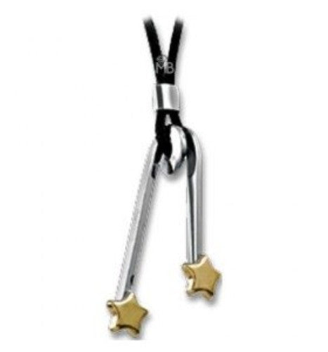 Collana Brosway donna in acciaio bicolore e laccetto nero AS01