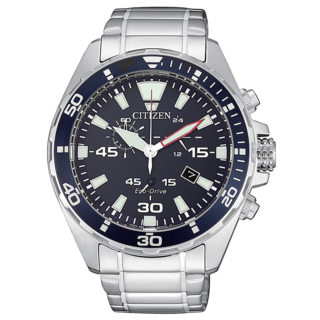Orologio cronografo Citizen uomo in acciaio AT2431-87L