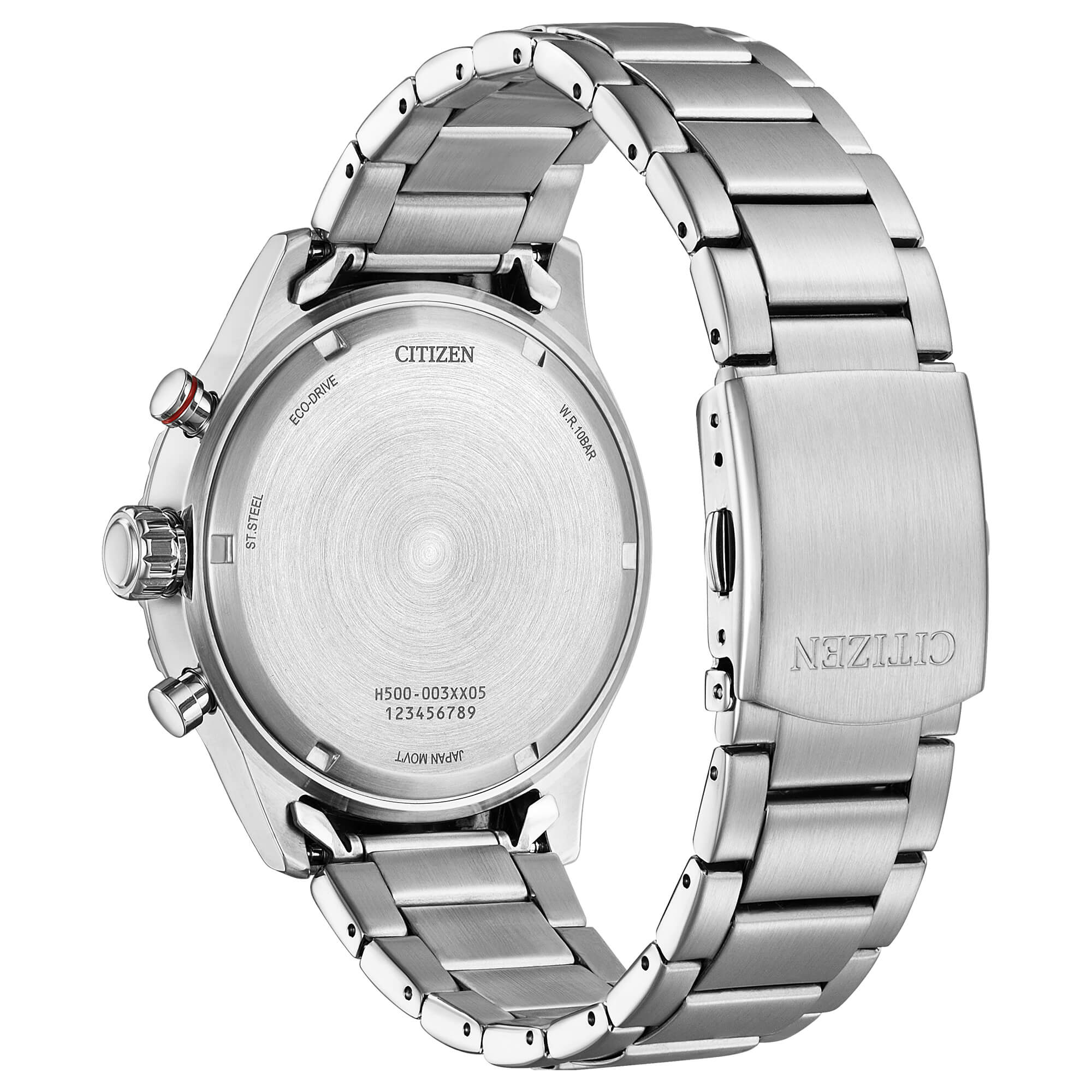 Orologio cronografo Citizen uomo "Outdoor" in acciaio AT2520-89L