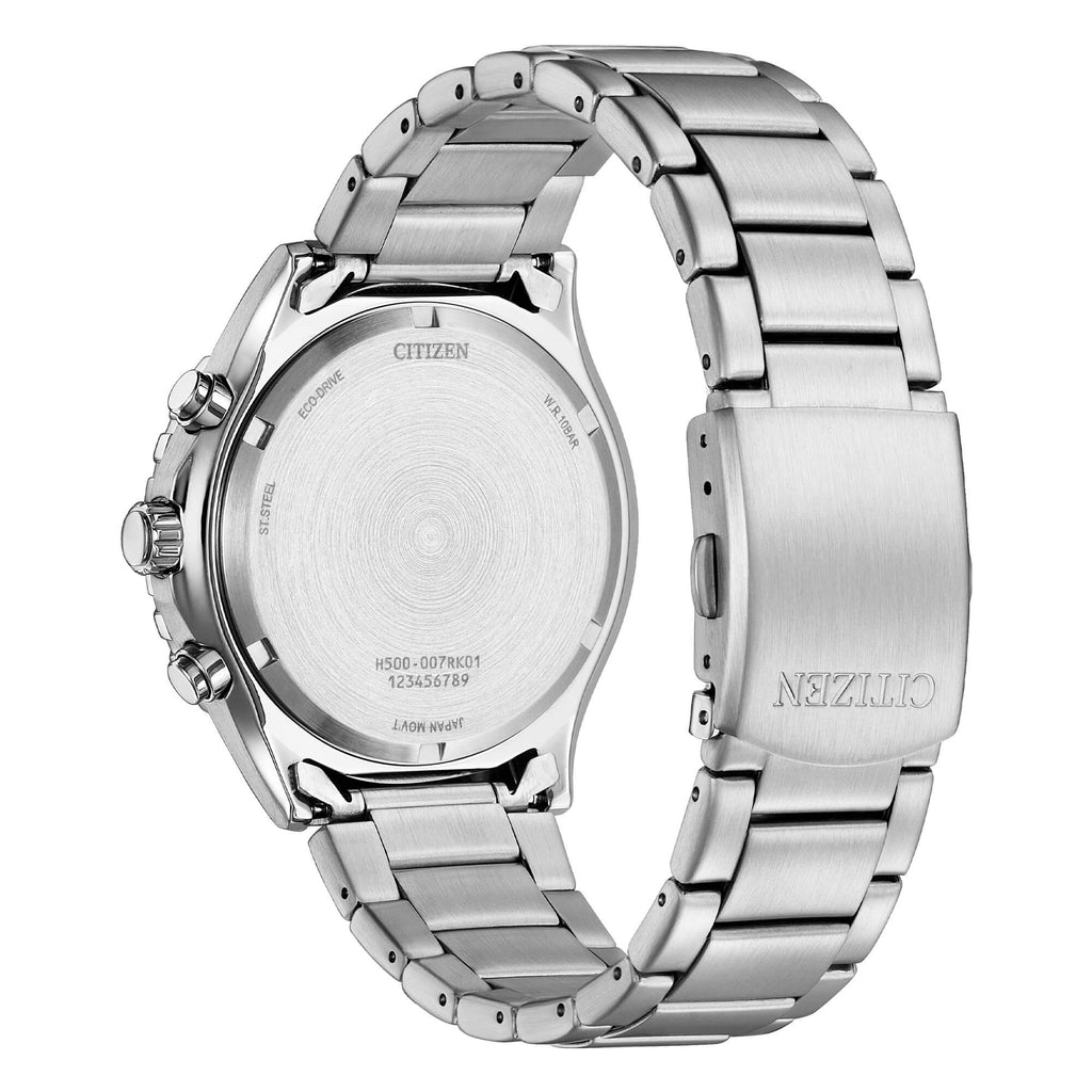 Orologio cronografo Citizen uomo "Aviator" in acciaio CA4605-85L