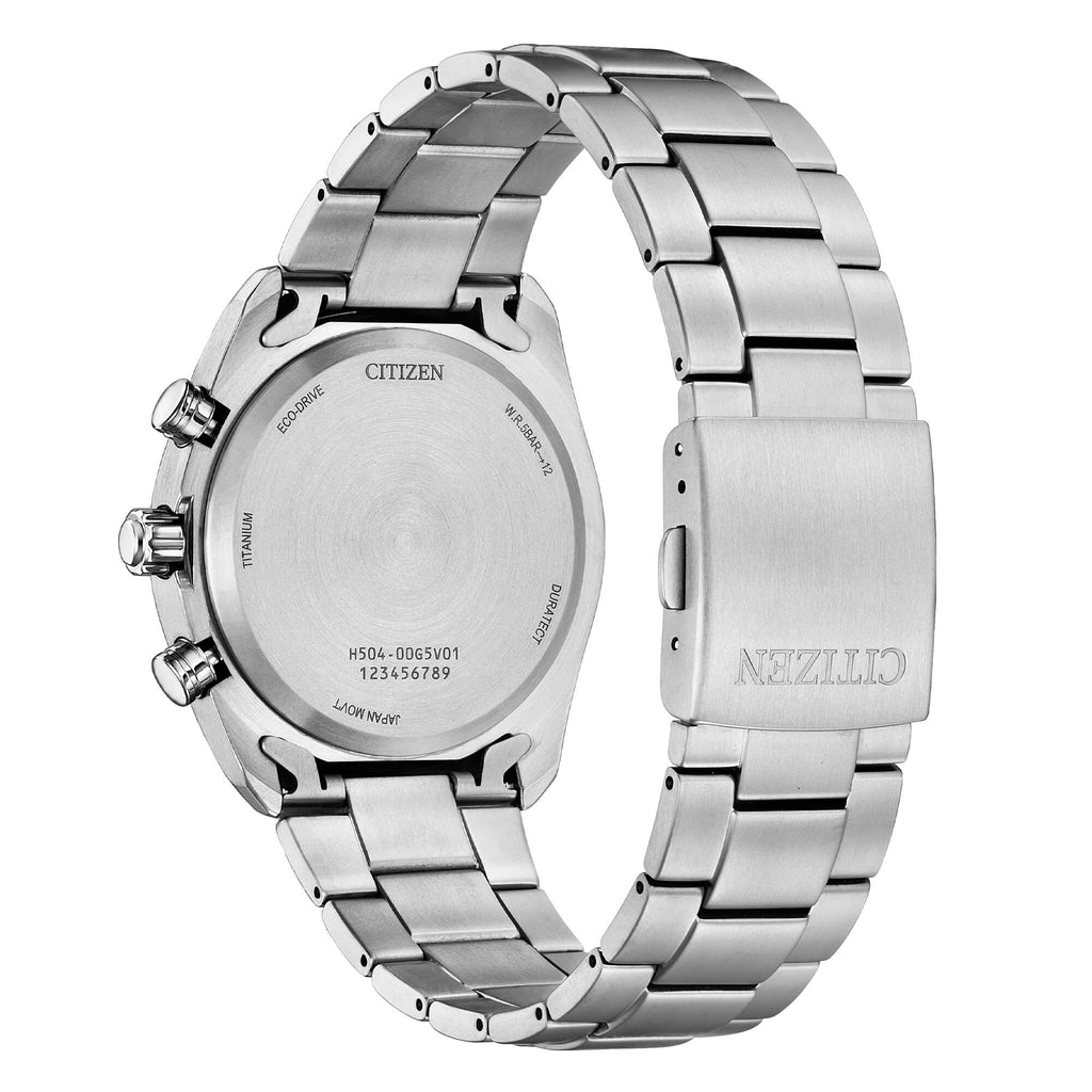 Orologio cronografo Citizen uomo "SUPER TITANIUM" in titanio ref. AT2590-59L