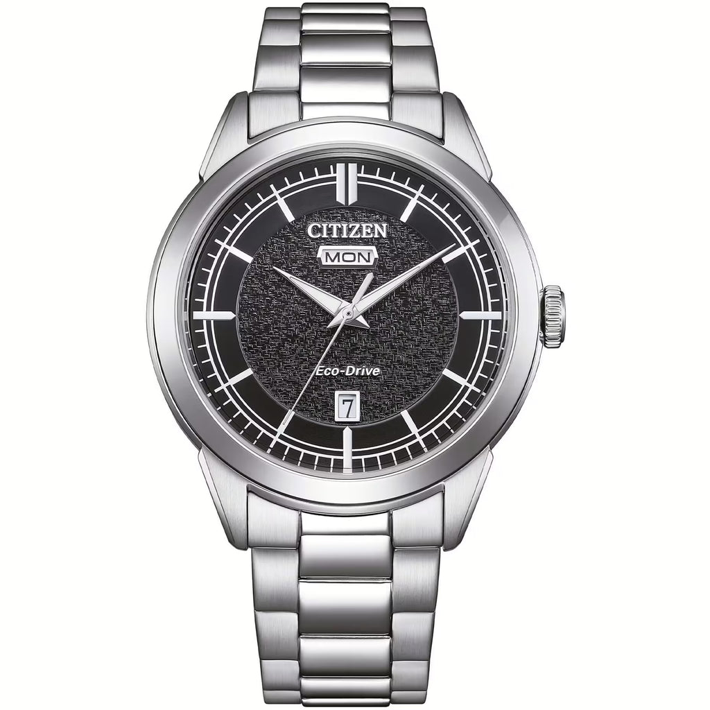 Orologio solo tempo Citizen "CLASSIC" Eco Drive in acciaio ref. AW0151-85E