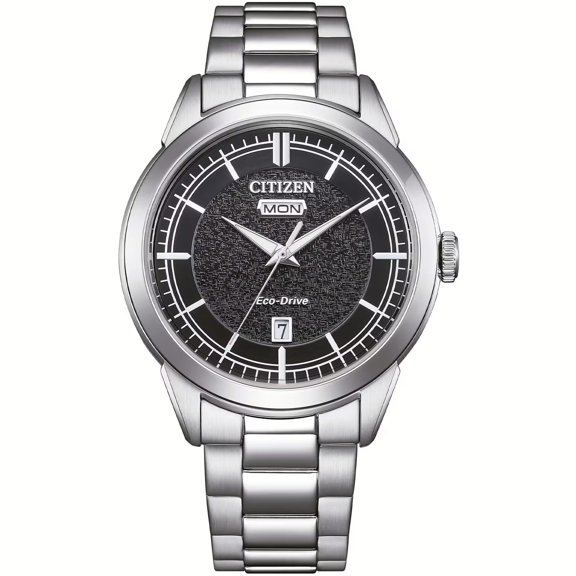 Orologio solo tempo Citizen "CLASSIC" Eco Drive in acciaio ref. AW0151-85E