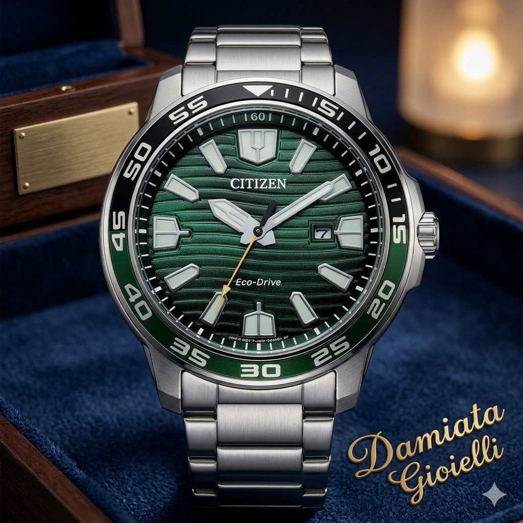 Orologio solo tempo Citizen uomo "MARINE" in acciaio AW1526-89X