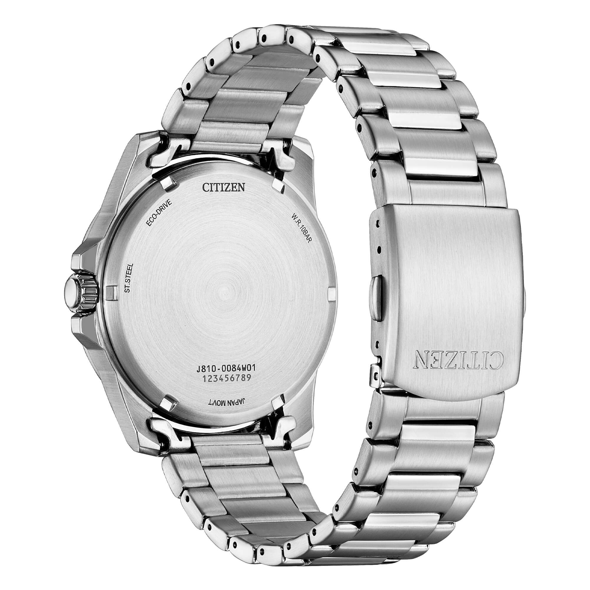 Orologio solo tempo Citizen Eco Drive in acciaio ref. AW1810-85L