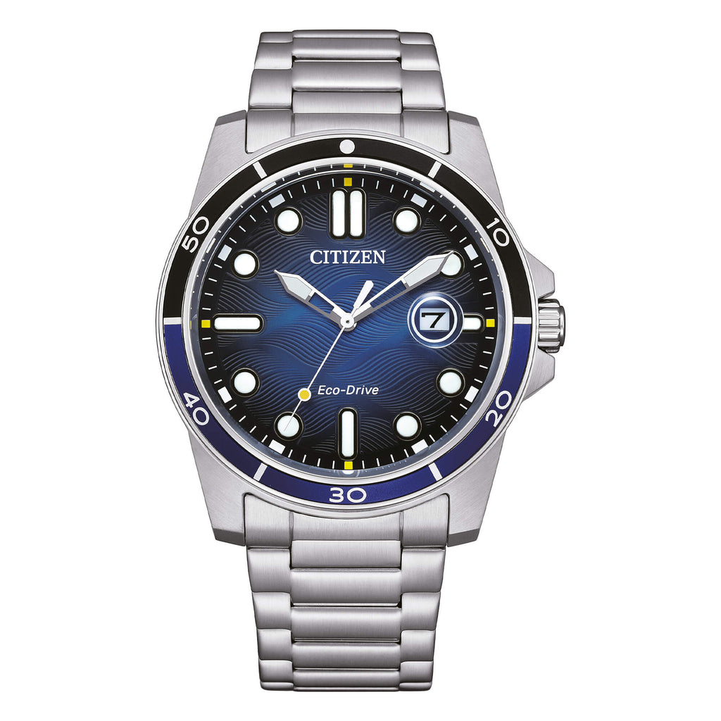 Orologio solo tempo Citizen Eco Drive in acciaio ref. AW1810-85L