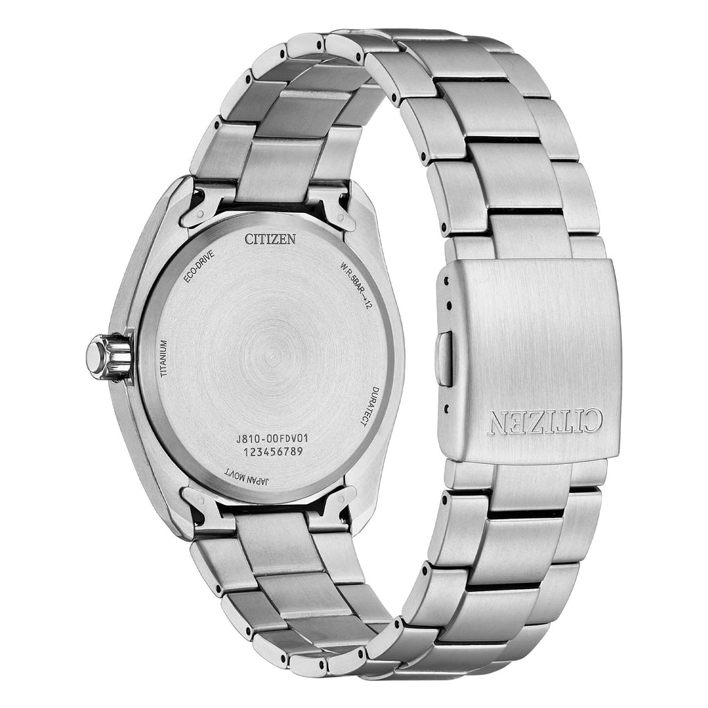 Orologio solo tempo Citizen "SUPER TITANIUM" Eco Drive in titanio ref. AW1900-50E