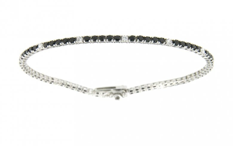 Bracciale tennis unisex Urania Preziosi in argento e zirconi B040051BK21
