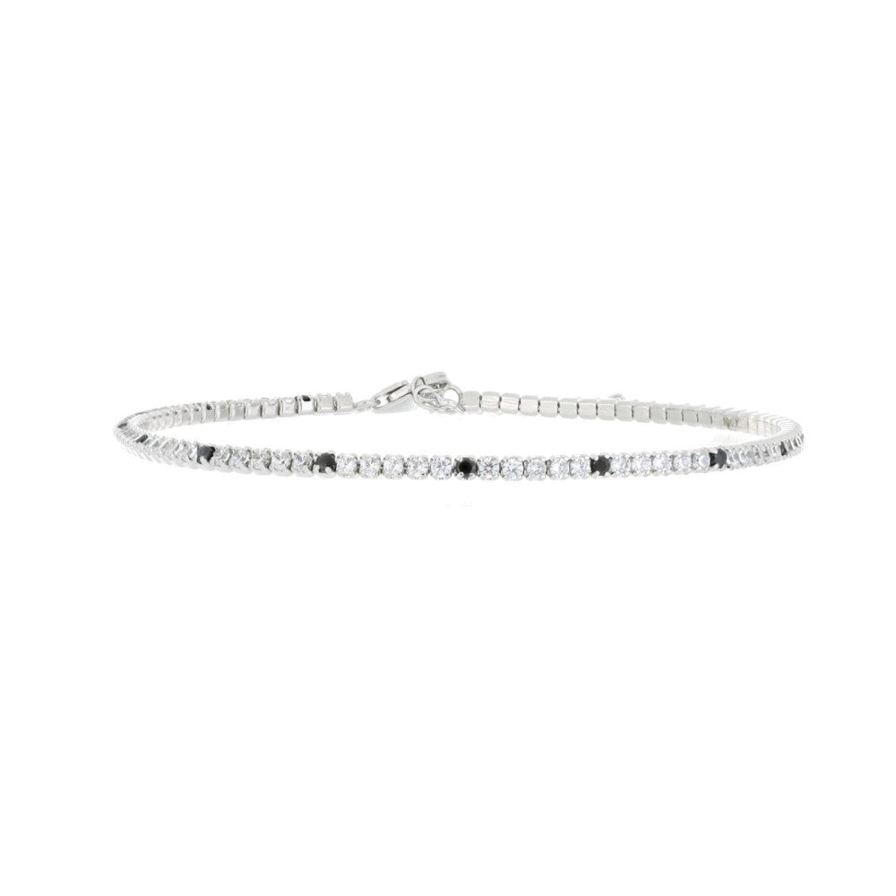 Bracciale tennis unisex Urania Preziosi in argento e zirconi B100051