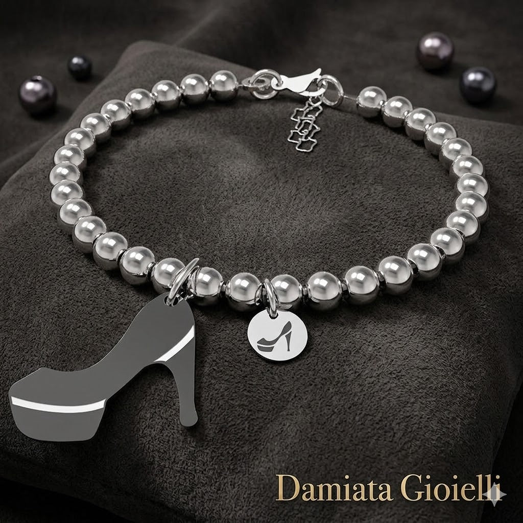 Bracciale donna 10 Buoni Propositi in acciaio B4554